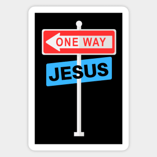 One Way Jesus | Christian Magnet